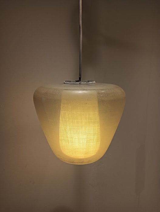 Függő lámpa - üveg és fém
