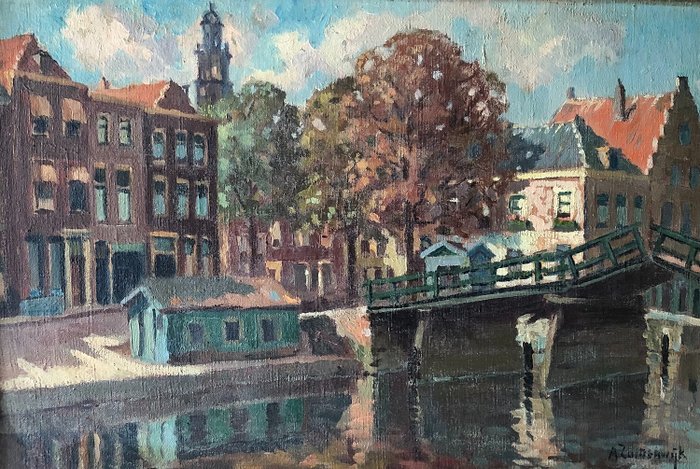 Arie Zuiderwijk (1895-1967) - Stadsgezicht