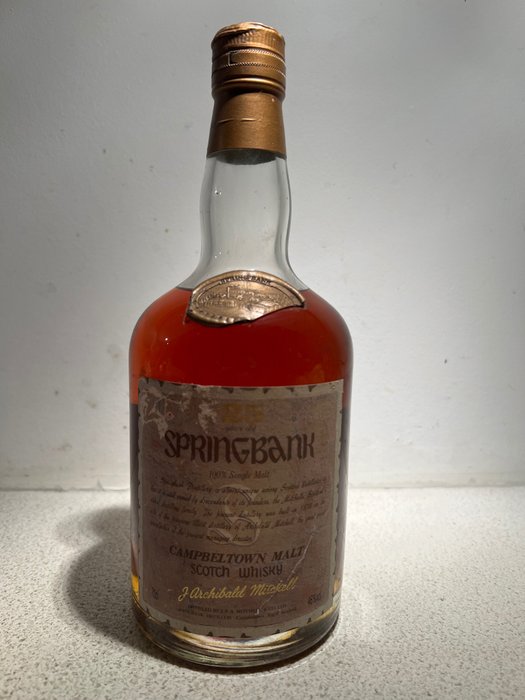 Springbank 25 years old - Original bottling  - b. 1990er Jahre - 70 cl