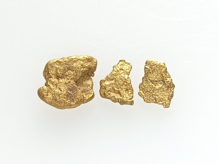 Pepitas de ouro 0,50 gr - Lapônia/Finlândia/ Pepitas- 0.5 g