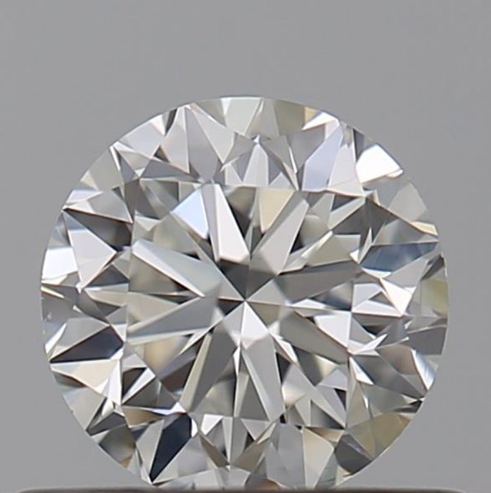 1 pcs Diamante - 0.50 ct - Brilhante - E - VS2, *No Reserve Price*