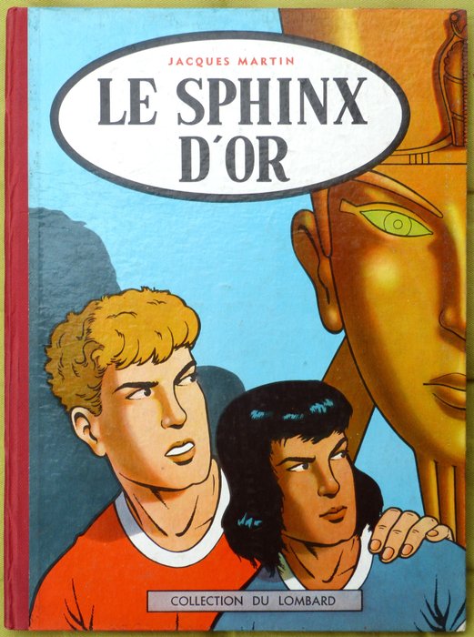 Alix T2 - Le Sphinx d'or (Damiers rouges) - C - 1 Album - Herdruk - 1961