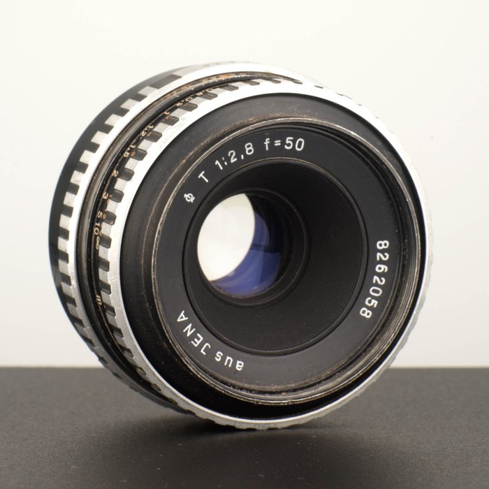 Carl Zeiss Jena Tessar 50mm f2.8 Objektiv mit fester Brennweite