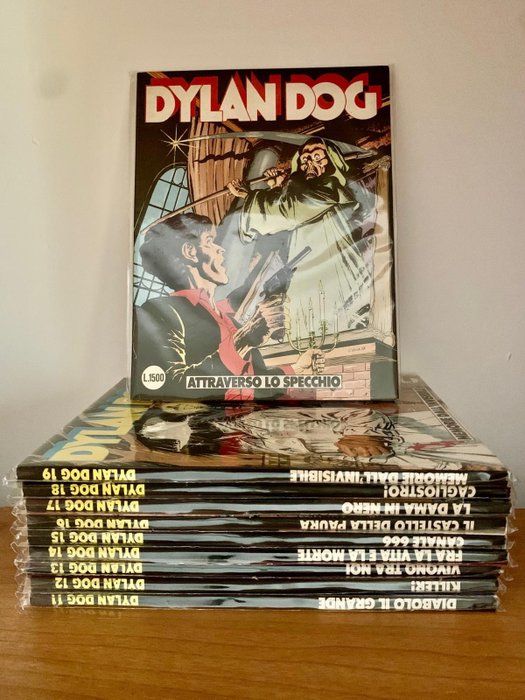 Dylan Dog nn. 10/19 - Sequenza completa - 10 Comic - Første udgave - 1987/1988