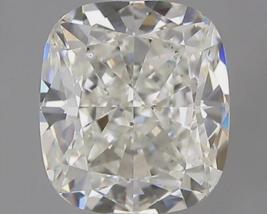 1 pcs Diamond - 1.00 ct - Cushion - J - VS2, *No Reserve Price* *EX*