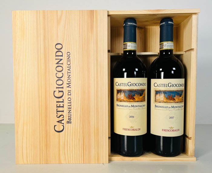 2016 & 2017 Castelgiocondo Frescobaldi - Μπρουνέλο ντι Μονταλσίνο - 2 Bottles (0.75L)