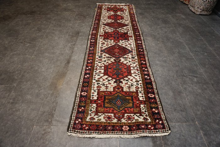 Persa Heriz Karadjeh - Carpete - 258 cm - 78 cm