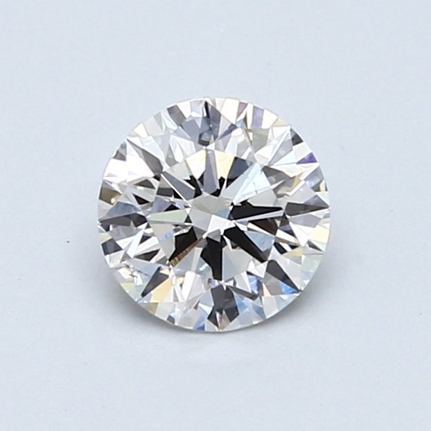 1 pcs Gyémánt - 0.70 ct - Kerek, briliáns - F - VS2