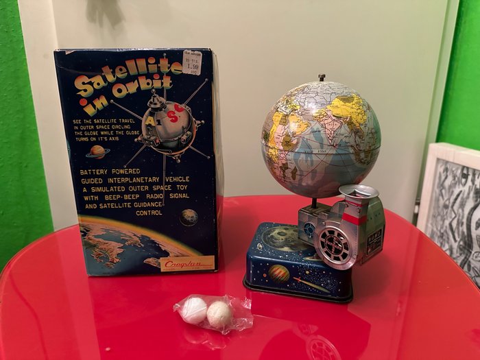 Horikawa  - Blaszana zabawka Gragstan Satelliten in Orbit Space Toys - 1950-1960 - Japonia