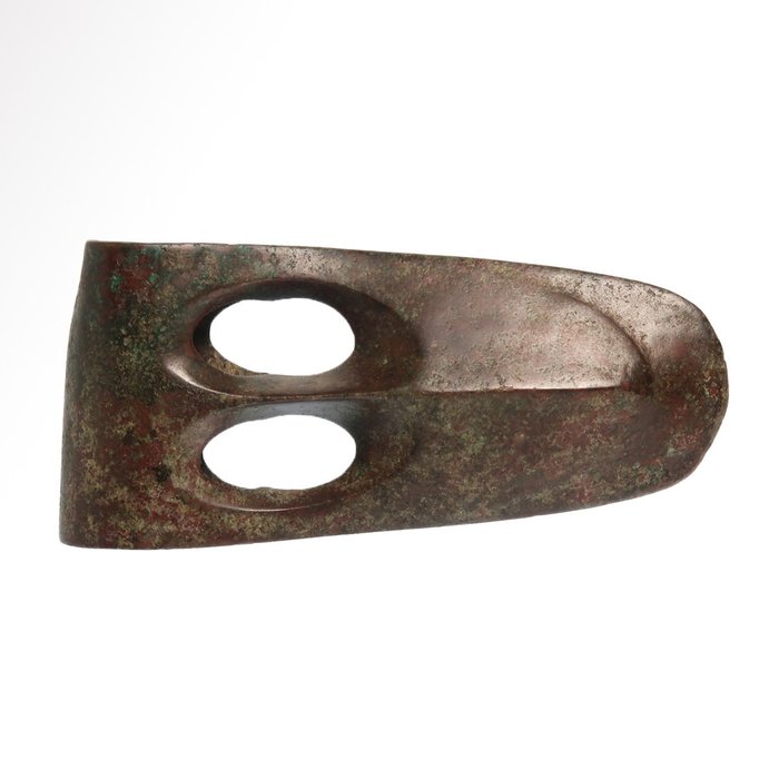 Kanaänitisch Brons Gefenesteerde bronzen bijl (duckbi