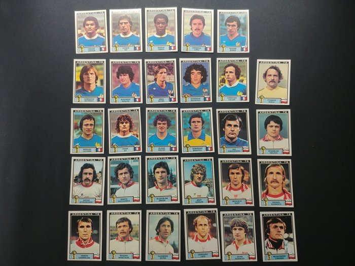 Panini - World Cup Argentina 78 - Francia/Polonia - 29 Loose stickers
