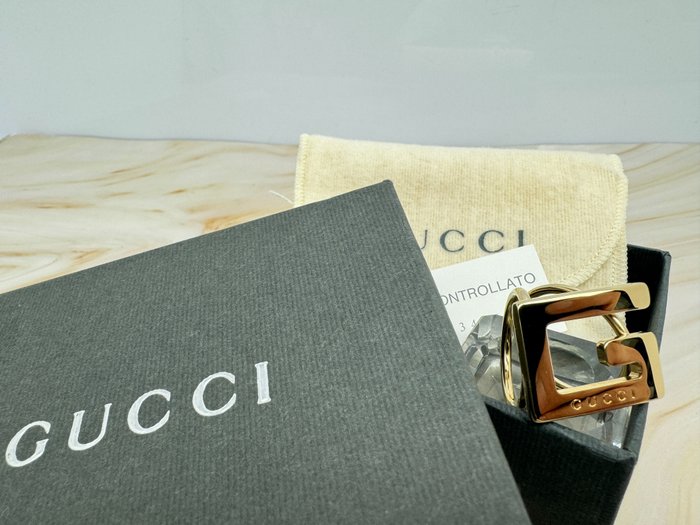 Gucci - μεταλλική επιμετάλλωση - Δαχτυλίδι κασκόλ