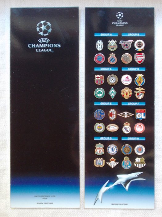 Fodbold Champions League - 2005 - Decorative object, Pin 