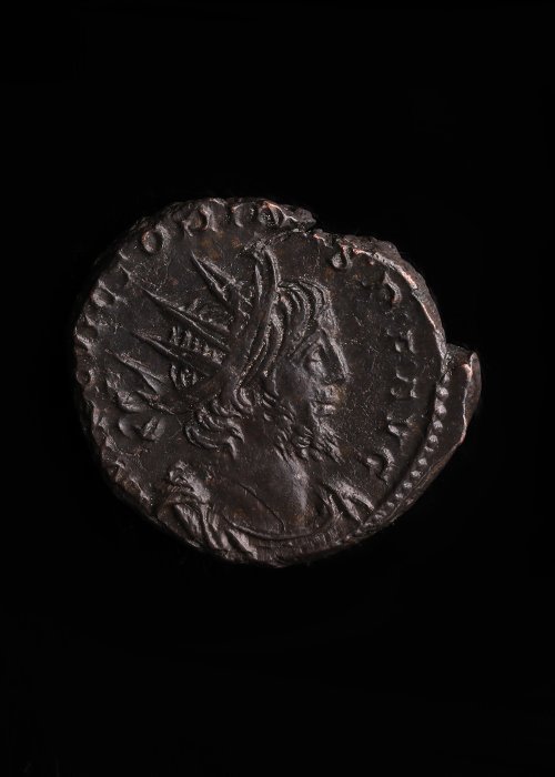 Starożytny Rzym Brązowy Antoninian z Wiktoryna  (Bez ceny minimalnej
)