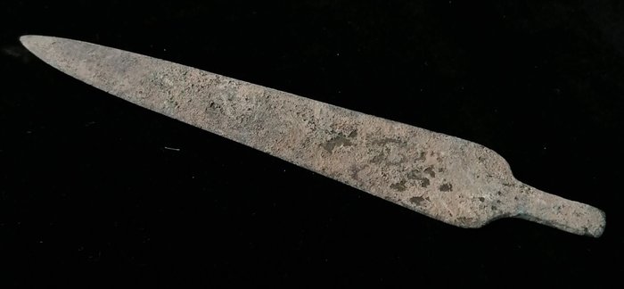 Bronsealderen Bronse Smal pilspiss - 19 mm  (Ingen reservasjonspris)