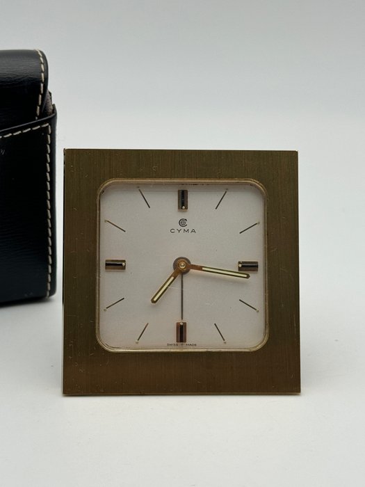 Horloge de table - cyma - Laiton - 1970-1980