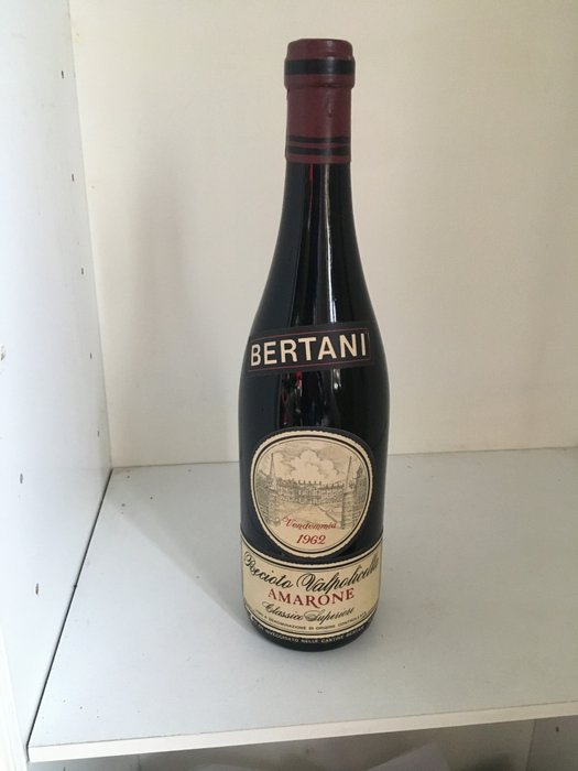 1962 Bertani - Amarone della Valpolicella - 1 Flaska (0,72 L)