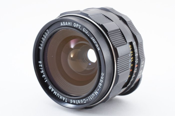 Pentax Super Multi Coated TAKUMAR 28mm F3.5 MF Lens M42 Primeobjektiv