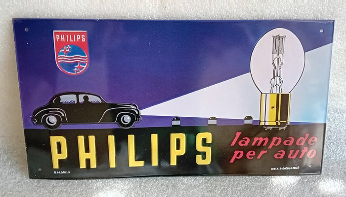 Philips - Skilt - Metall