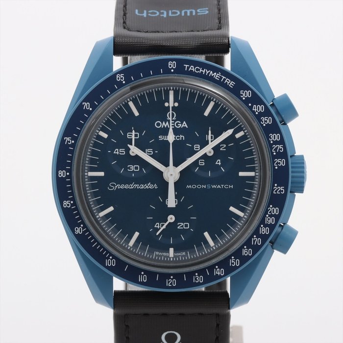 Omega × Swatch - Speedmaster Mission to Neptune - χωρίς τιμή ασφαλείας - SO33N100 - Άνδρες - 2010