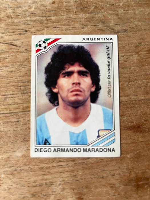Panini - World Cup Mexico 86 - La Vache Qui Rit - Diego Maradona - 1 Sticker