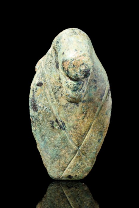 Römisches Reich Seltenes Legionärs-Gurtende in Entenform aus Bronze  (Ohne Mindestpreis)