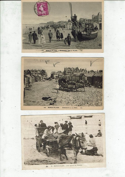 Frankreich - Nordfrankreich-Lot mit 70 Karten von berck_plage - Postkarte (70) - 1905-1975