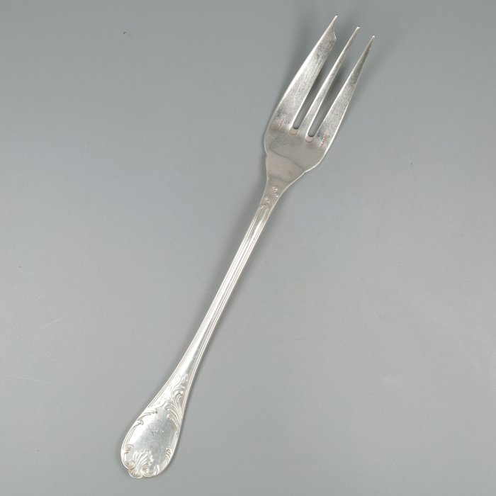 Christofle Vlees serveervork model: Marly NO RESERVE - Σετ μαχαιροπήρουνων - Silver-plated