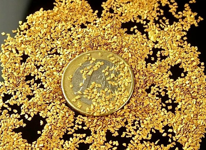 Guld guldklimpar- 0.5 g