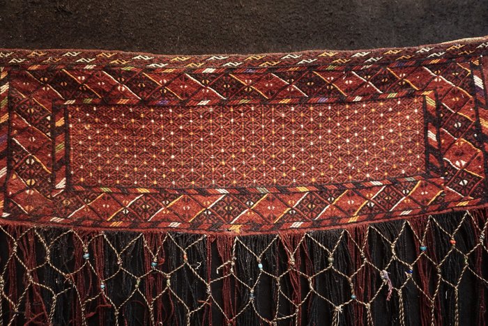 antique Turkmen - Carpet - 112 cm - 37 cm
