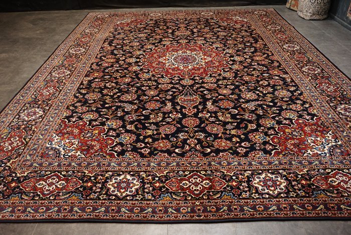 Perser Kork Keshan signiert - Teppich - 410 cm - 300 cm