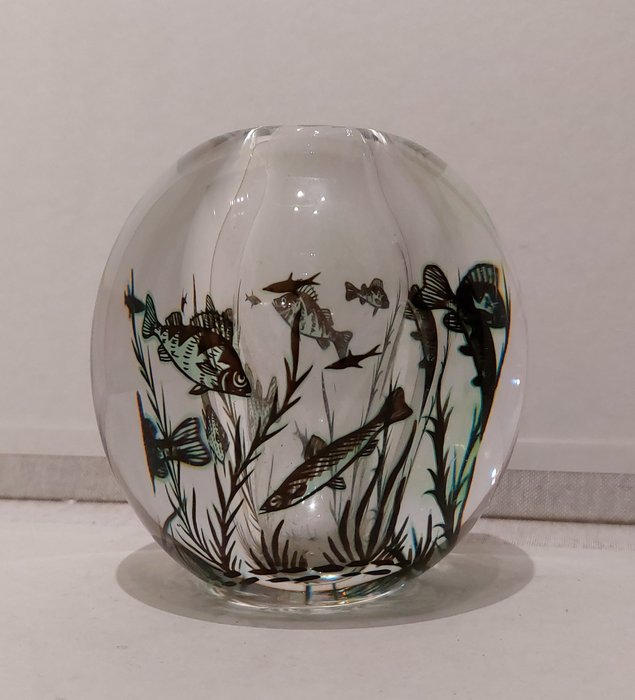 Orrefors - Edward Hald - 花瓶 -  圣杯  - 玻璃