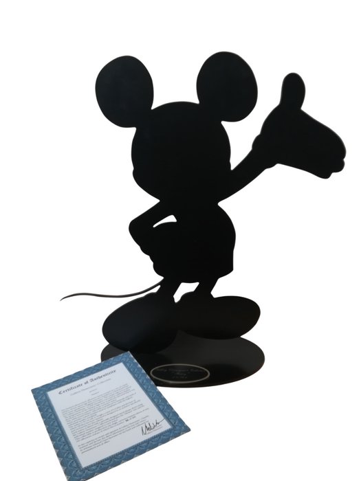 Disney - 塑像, Mickey Mouse Silhouette - 50 cm - 钢材（不锈钢）