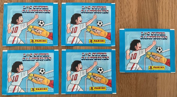 Panini - Olive et Tom 1988 NEUF RARE - Capitaine Tsubasa - 1ère édition - 5 Booster pack