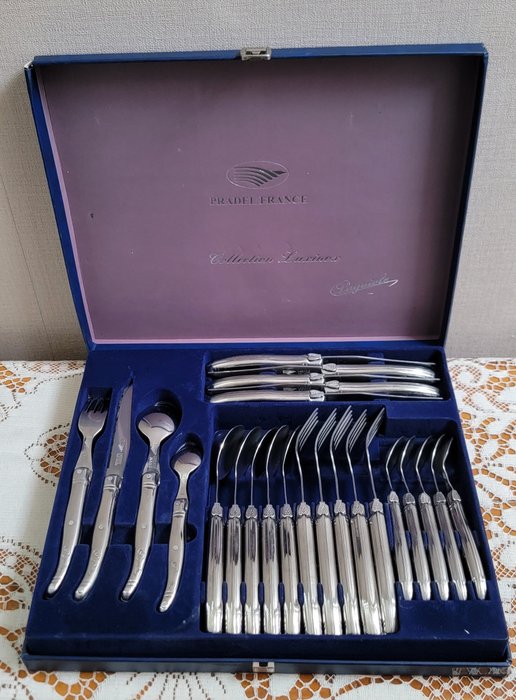 Pradel France et Laguiole - Table knife set (24) - Luxinox collection - Steel (stainless)