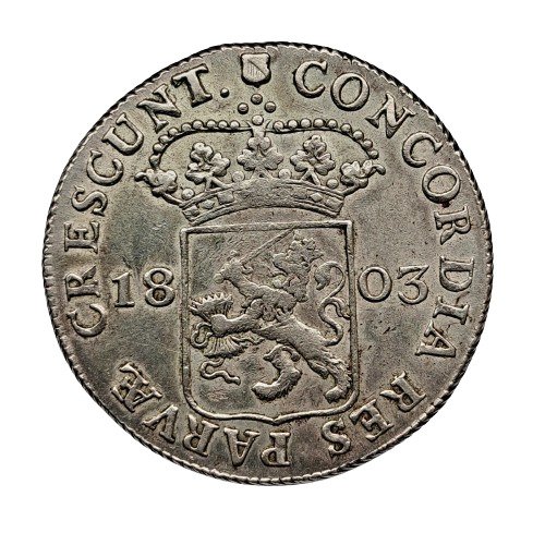 Niederlande, Batavische Republik, Niederlande, Utrecht. Zilveren dukaat, Rijksdaalder 1803