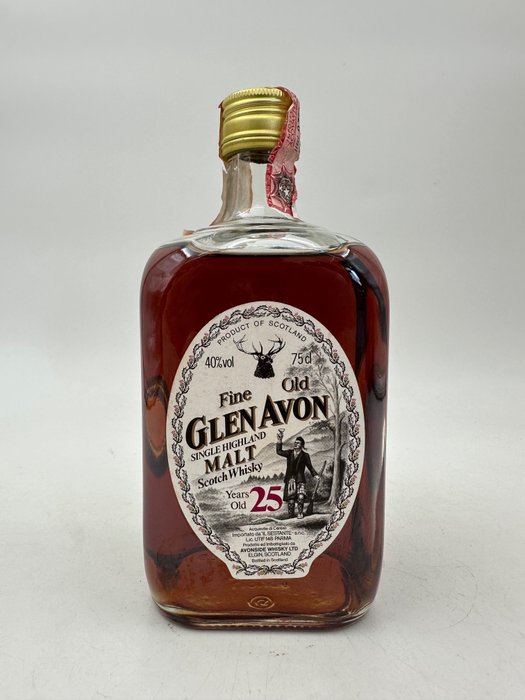 Glen Avon 25 years old - Avonside Whisky for Sestante  - b. 1980-luku - 75cl