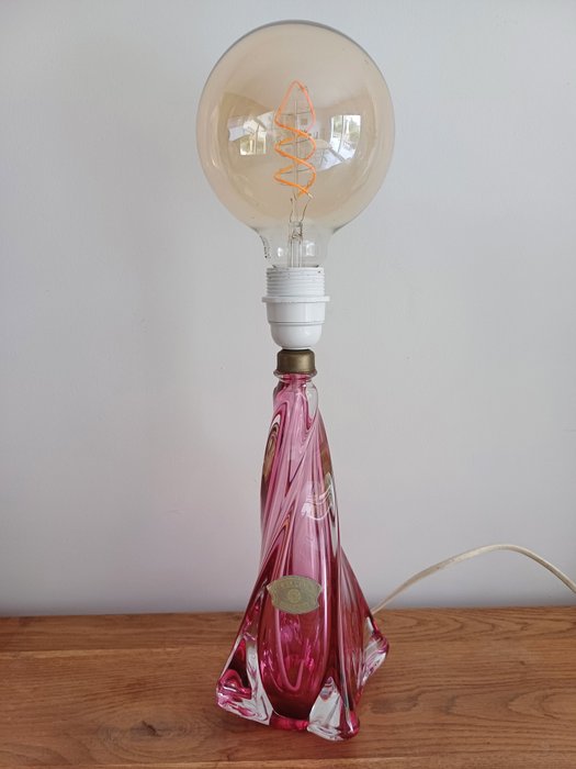 Val Saint Lambert - Lámpara de escritorio - Cristal