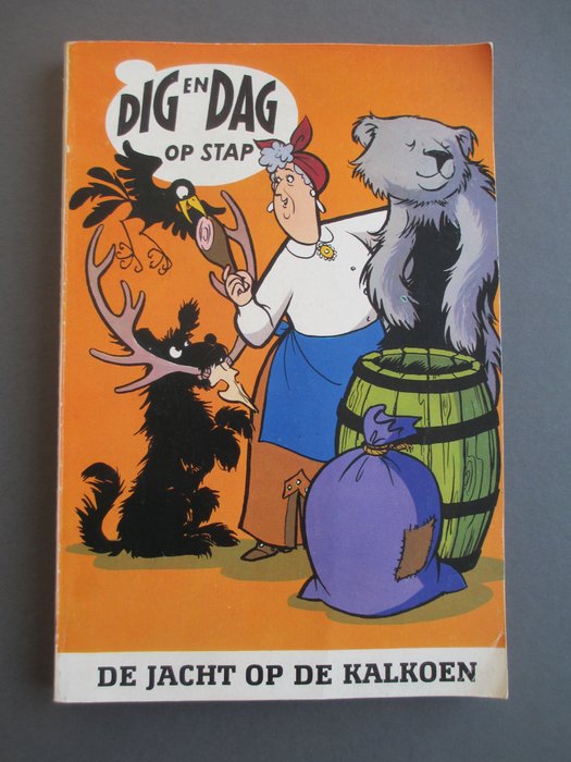 Dig en Dag op stap - Bundeling De jacht op de kalkoen - 1 Album - Πρώτη έκδοση - 1979