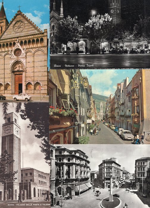 Italia - Etnografia (etniset postikortit), Kaupunki ja maisemat, Linnat ja monumentit, Maatalous, Maisema - Postikortti (230) - 1940-1980