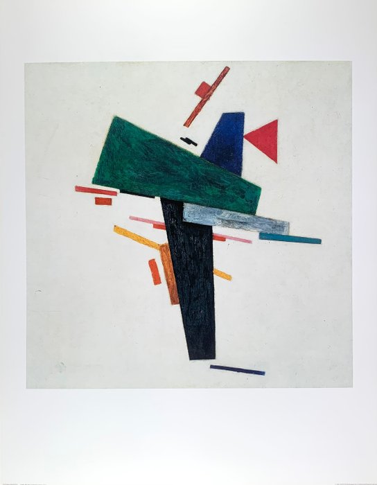 Kasimir Malewitsch - Untitled 1916 abstract - Offsetlithographie