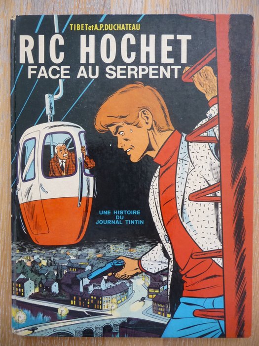 Ric Hochet T8 - Ric Hochet face au serpent - C - 1 Album - Erstausgabe - 1969