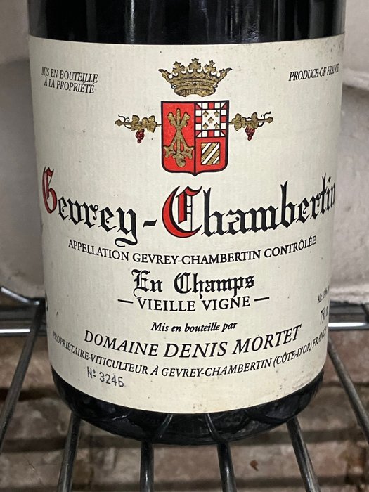 2003 Denis Mortet  "En Champs Veille Vigne” - Gevrey Chambertin - 1 Bottles (0.75L)