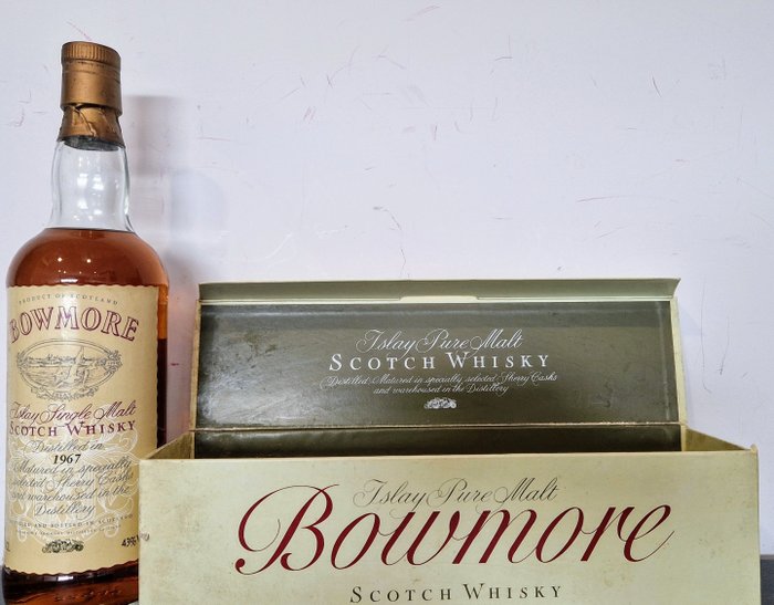 Bowmore 1967 - Auxil Import (Fr) - Original bottling  - b. 1980er Jahre - 75 cl