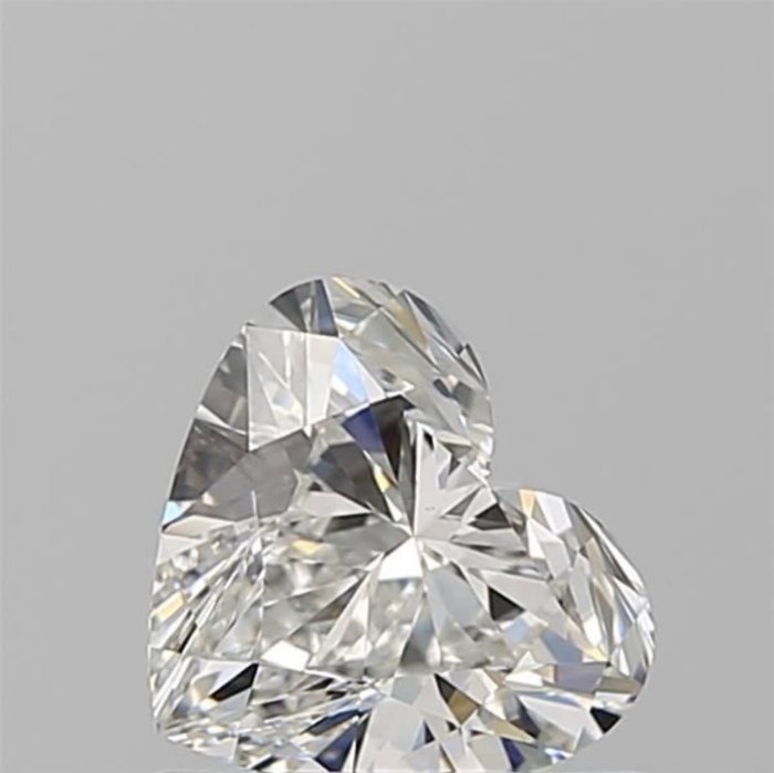 1 pcs Diamante - 0.82 ct - Cuore - E - VS1, *2EX*