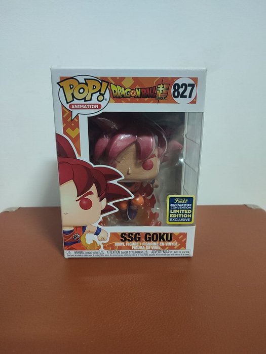 玩具人偶 - Funko Pop! SSG Goku #827 - 乙烯基塑料