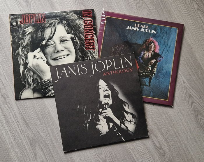 Janis Joplin - Pearl & Kozmic Blues - In Concert - Antholgy - 3 Classic Double Albums - LP Albums (multiple items) - 1972