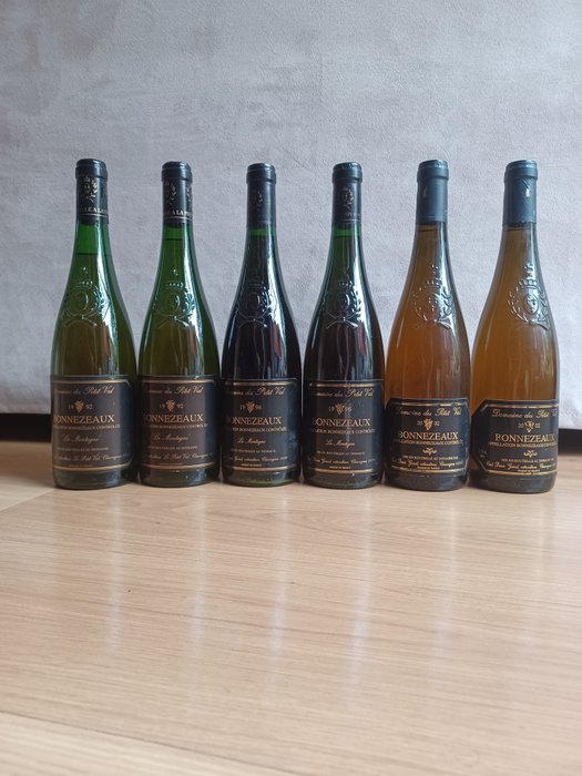 Domaine du Petit Val: 1992 x2, 1996 x2 Bonnezeaux La Montagne & 2002 x2 Bonnezeaux - 卢瓦尔河 - 6 Bottles (0.75L)