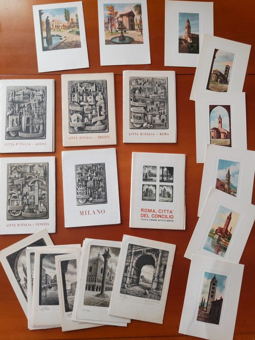 Italien - Burgen und Denkmäler, Städte und Landschaften, Kirchen - Postkarte (56) - 1940-1950