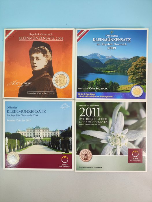 Austria. Year Set (FDC) 2004/2011 (4 set)  (No Reserve Price)
